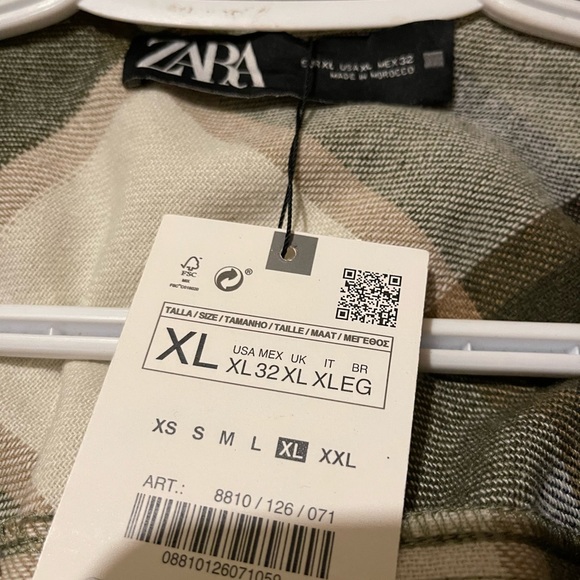 Zara flannel button up plaid shirt - Picture 4 of 11